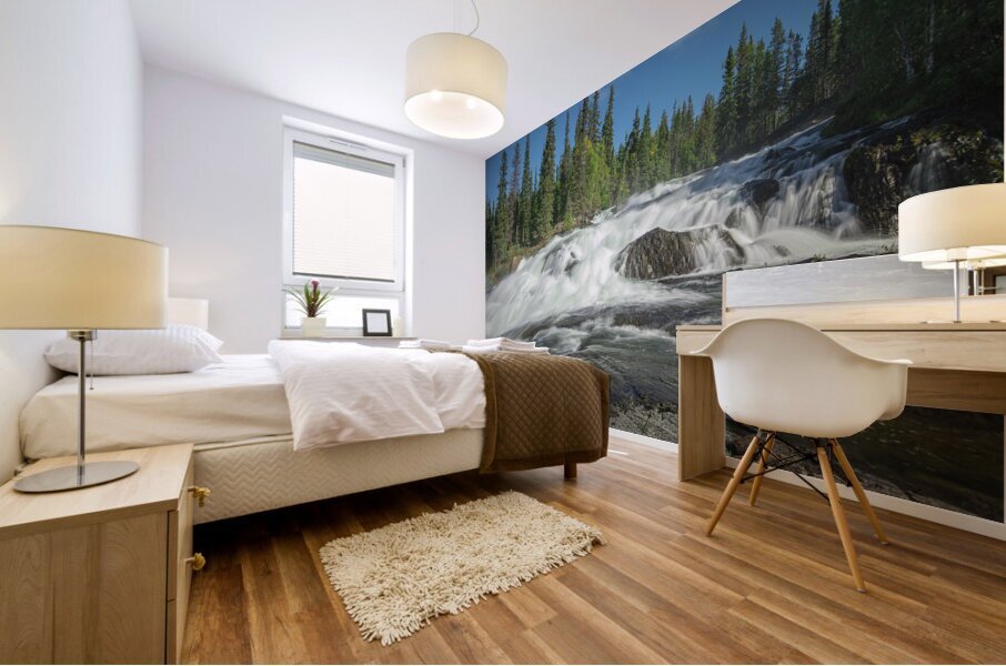 Summer Rampart Falls Majesty Mural print