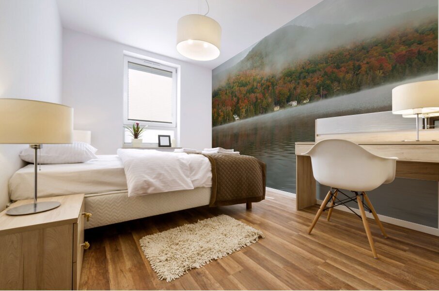 Unveiling of Autumn Paradise Mural print