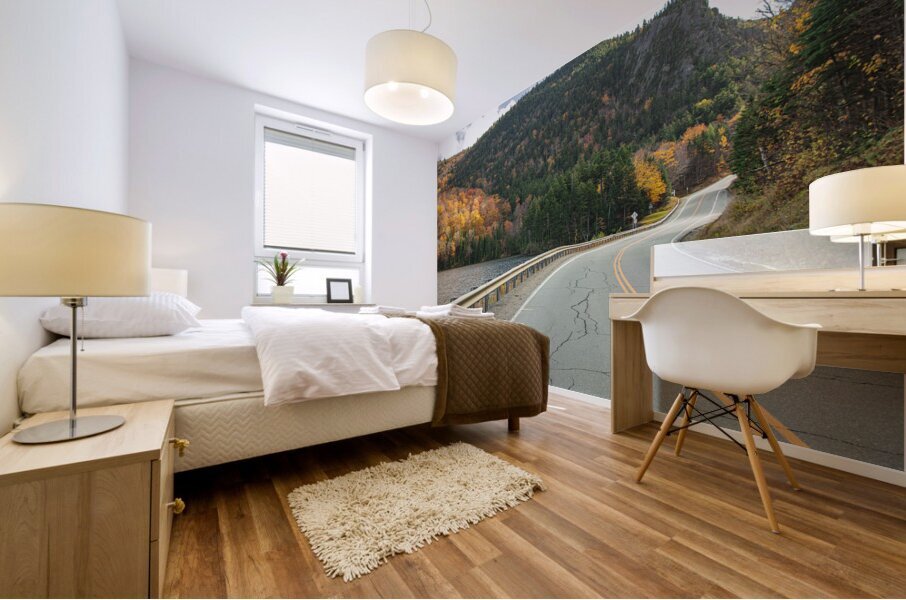 Dixville Autumn Scenic Road Mural print