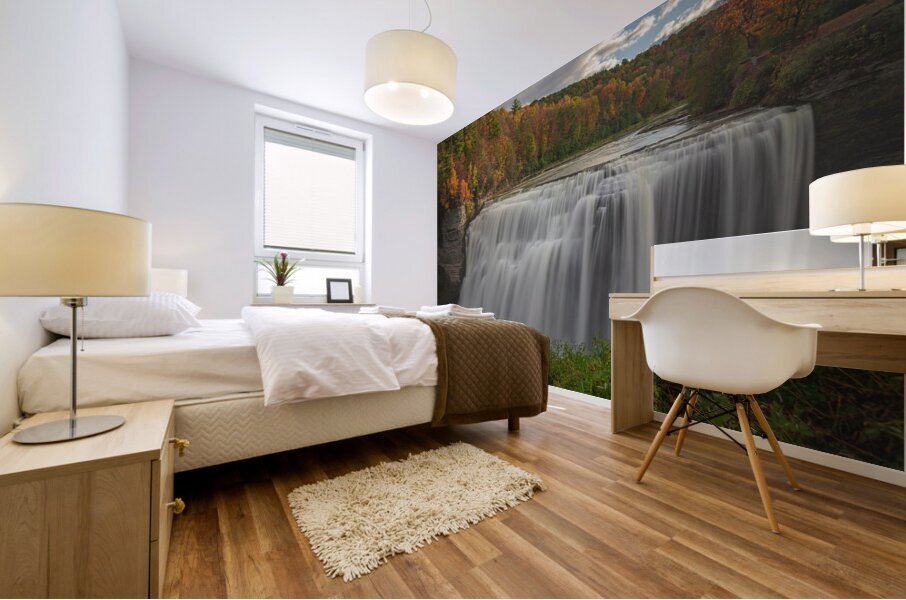 Middle falls Autumn Magic Mural print
