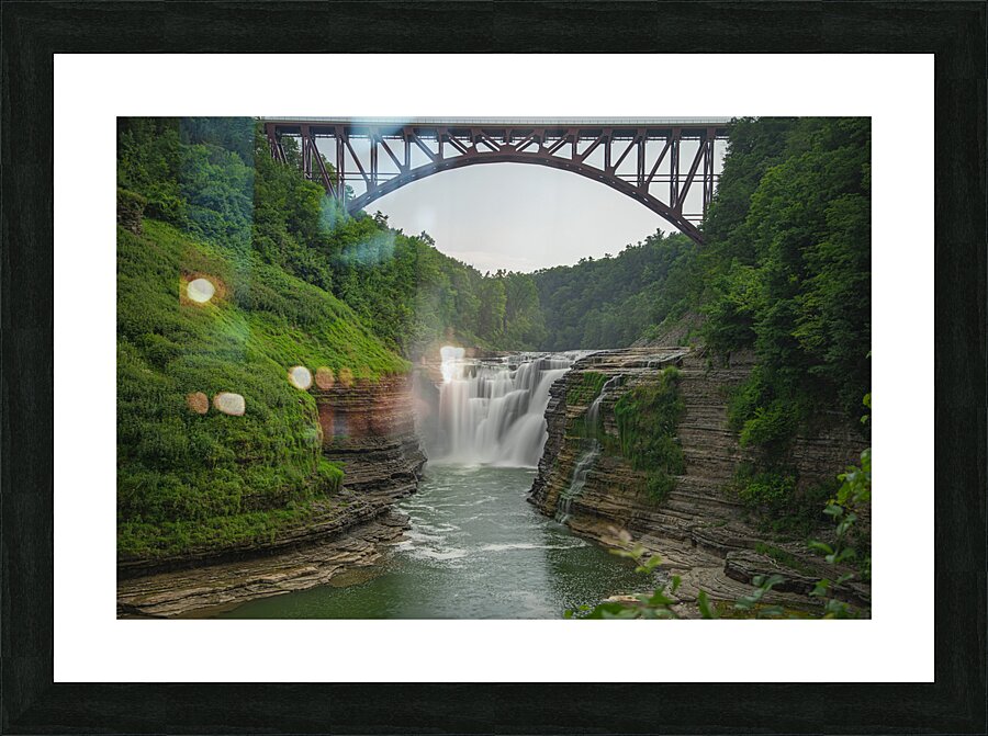 Letchworth Upper Falls Picture Frame print