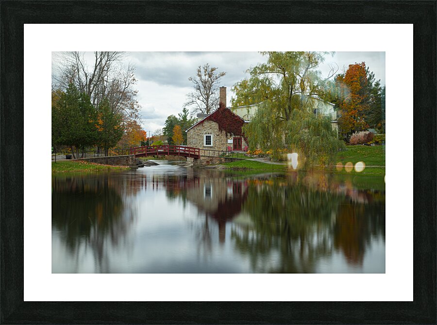 Stewart park Reflections Picture Frame print