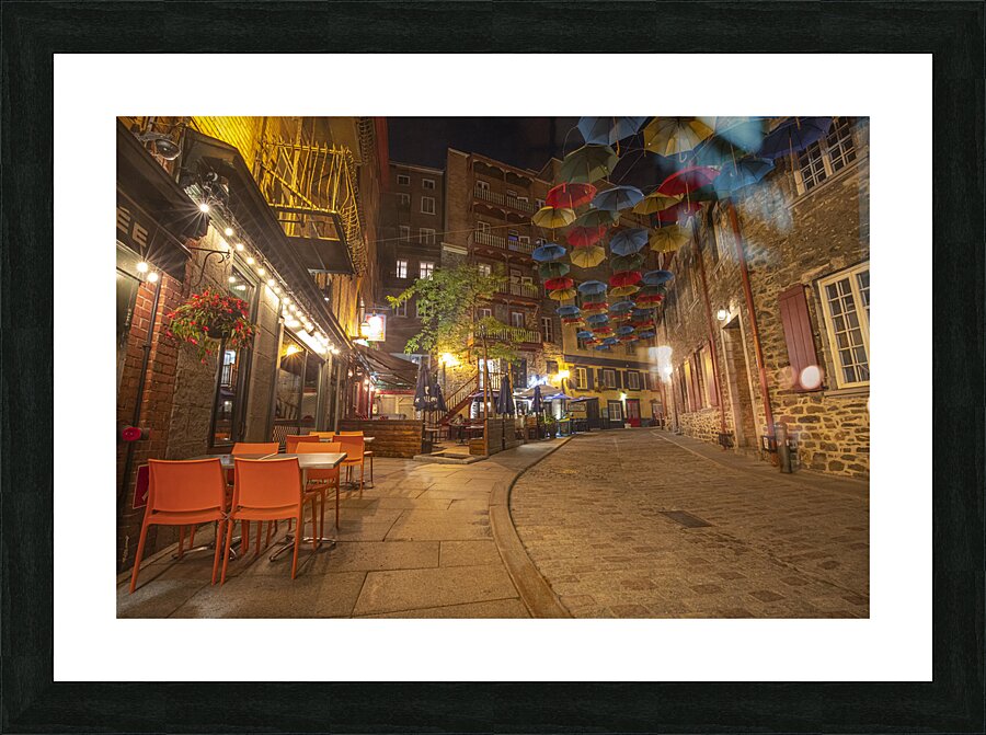 Umbrella Magic Pathway Picture Frame print