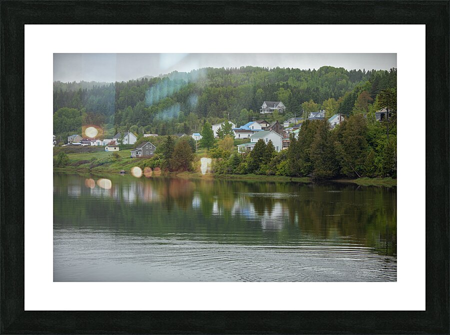 Foggy Spring Morning refections Picture Frame print