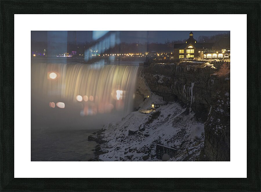 Niagara Horseshoe Falls Evening Glow Impression et Cadre photo