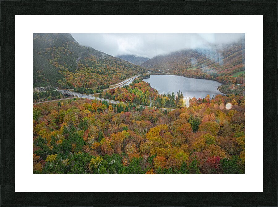 Artist s Bluff Autumn lookout Picture Frame print