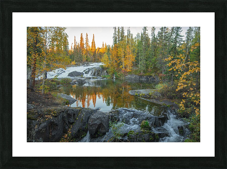 Autumn Beauty of Rampart Falls Picture Frame print