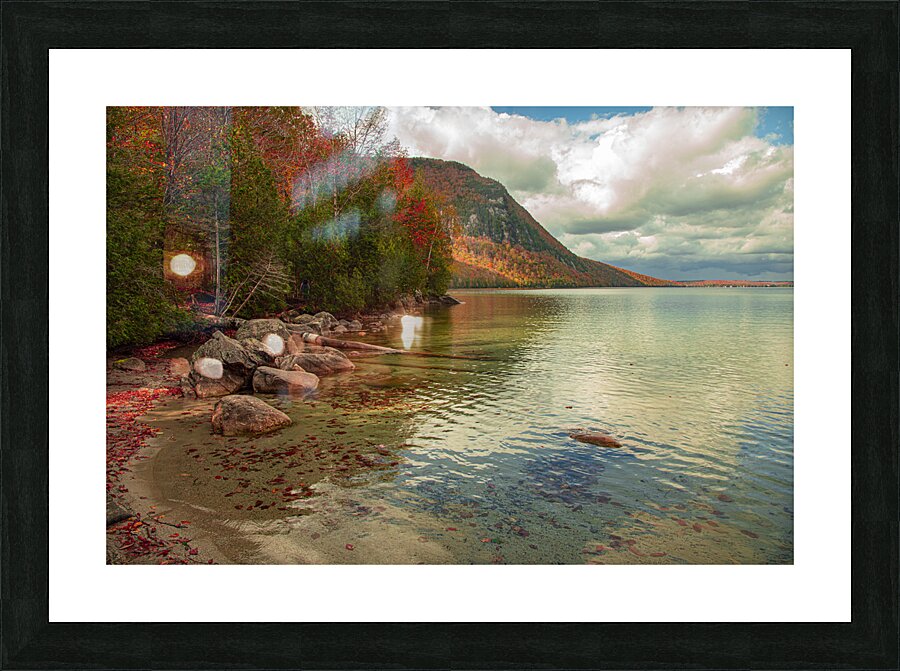 Lake Willoughby Autumn Magic Picture Frame print