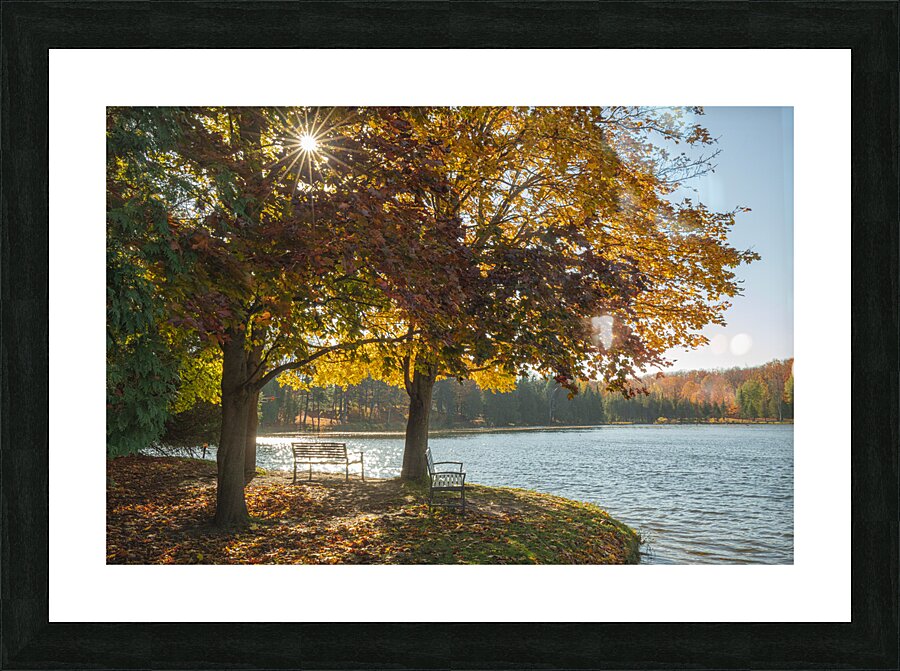 Eugenia Lake sunburst Picture Frame print