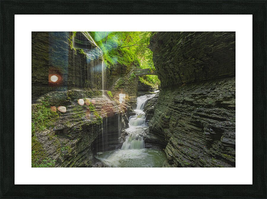 Fantasy Kingdom   Rainbow Falls Picture Frame print