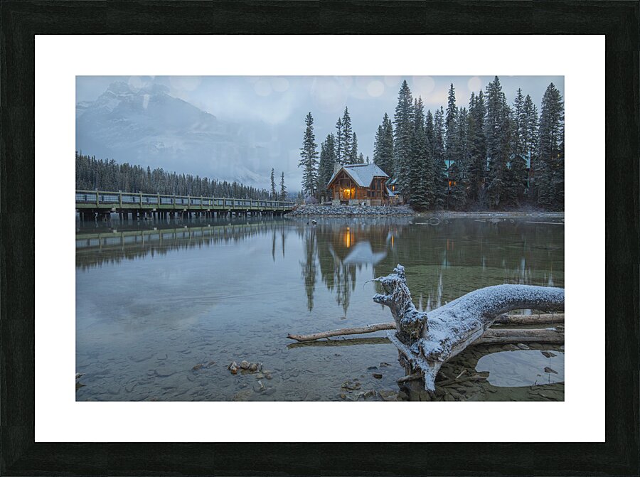 Foggy Mornings at Cilantro Resturant Picture Frame print