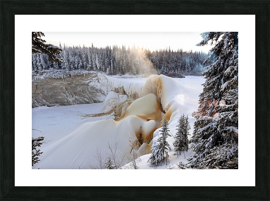 Frozen breath of Alexandra Picture Frame print
