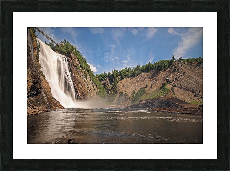 Majestic Montmorency Falls Picture Frame print