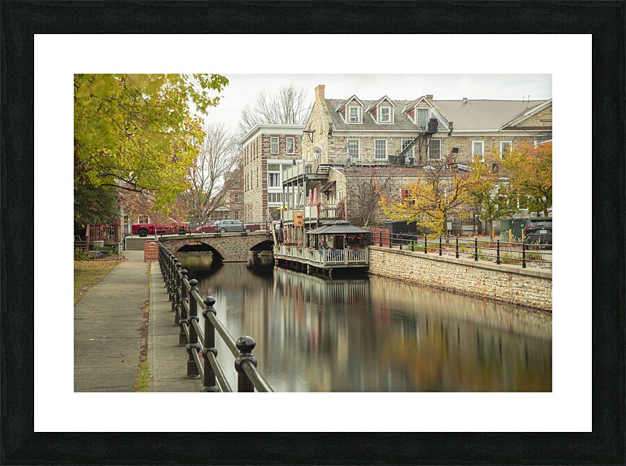Perth Canal Autumn Reflections Picture Frame print