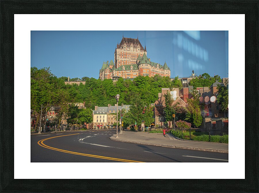 Road to Frontenac Castle Picture Frame print