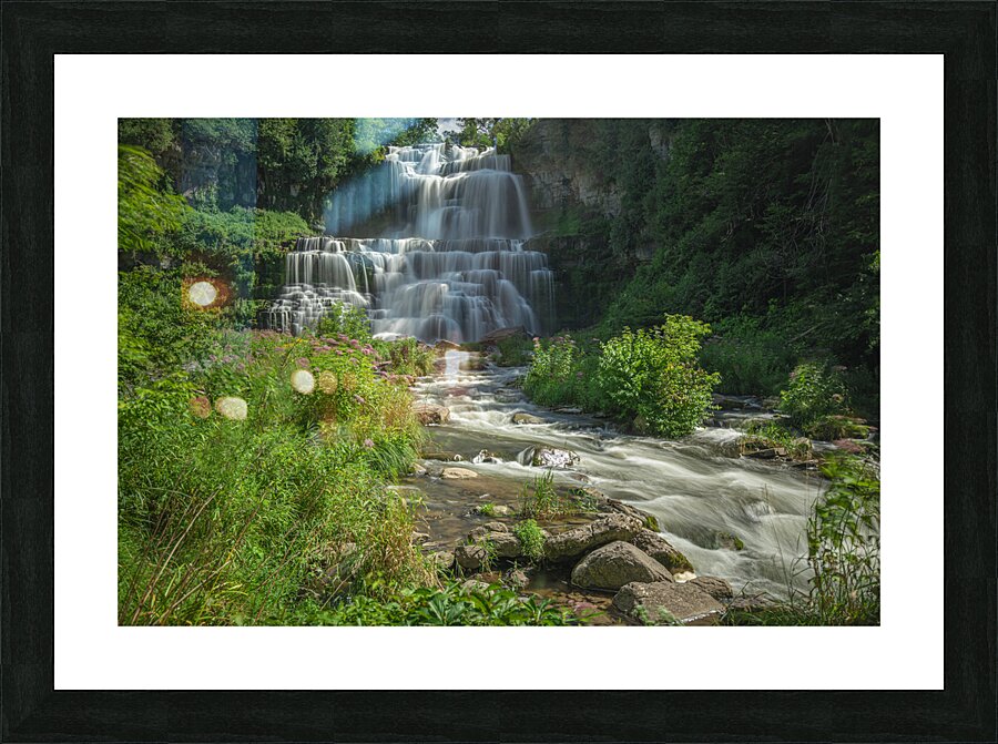Summer at Chittenango Falls Picture Frame print