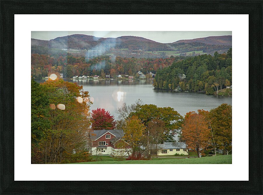 Autumn Overlook of Harvey s Lake Picture Frame print
