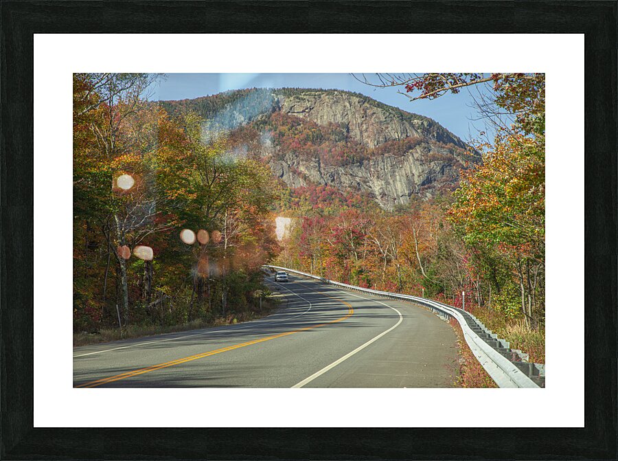 Crawford Notch Autumn Road Picture Frame print