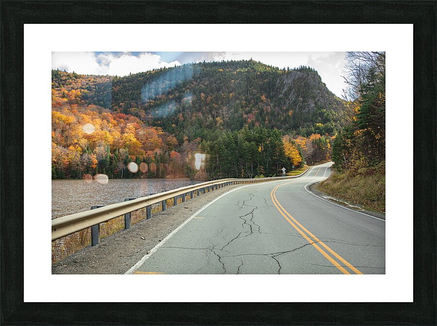Dixville Autumn Scenic Road Picture Frame print