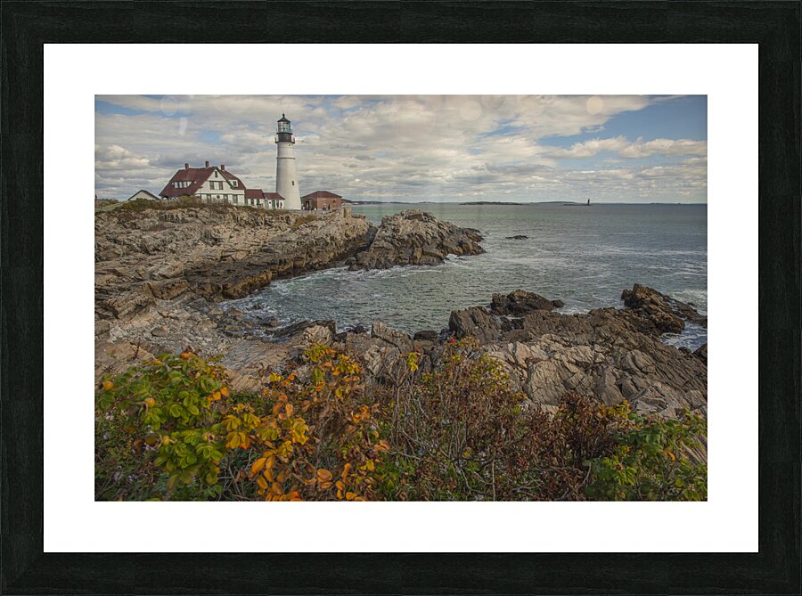 Portland Head light in Autumn Impression et Cadre photo