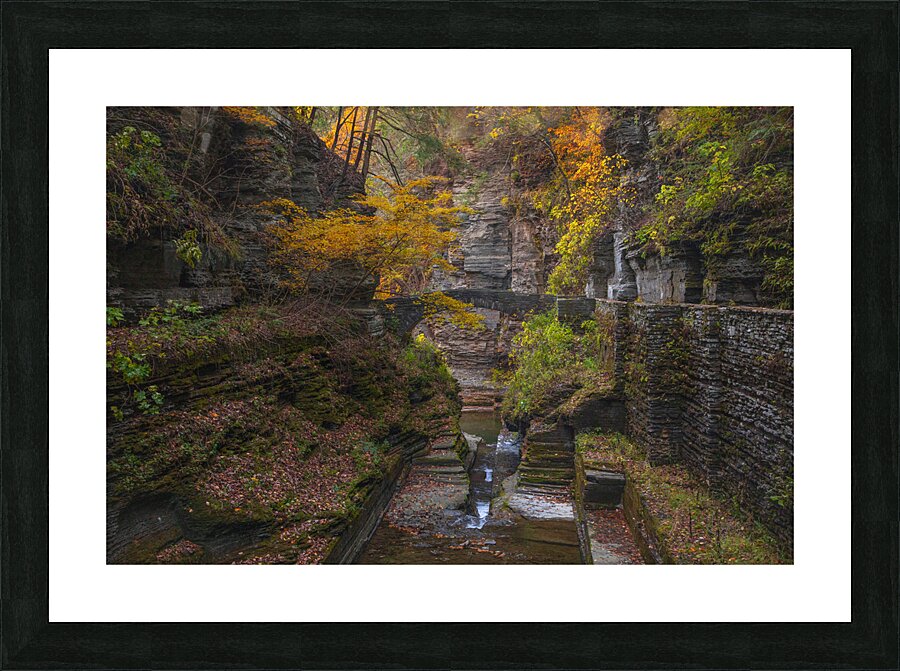 Autumn Gorge Paradise Picture Frame print