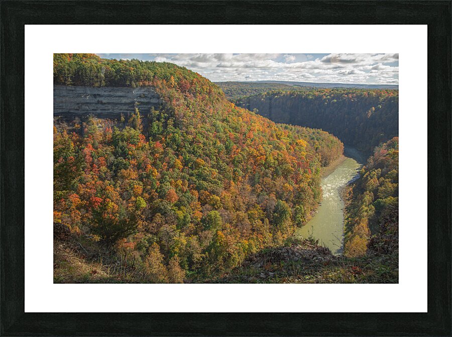Archery Field Overlook in Autumn Glory Picture Frame print