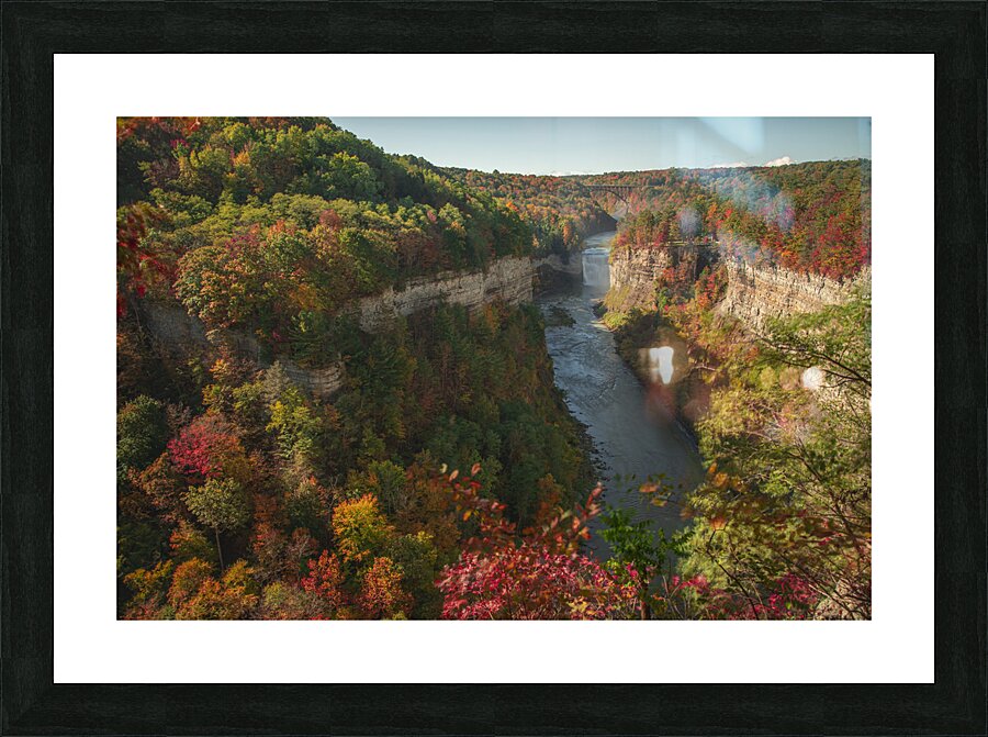 Inspiration Point Overlook Autumn Magic Picture Frame print