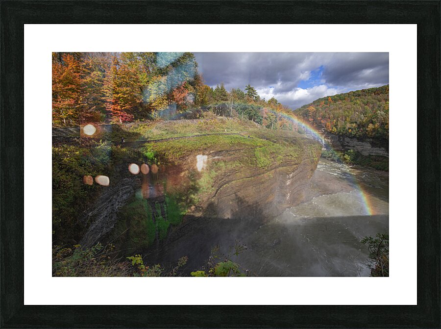 Letchworth Rainbow Gorge Magic Picture Frame print