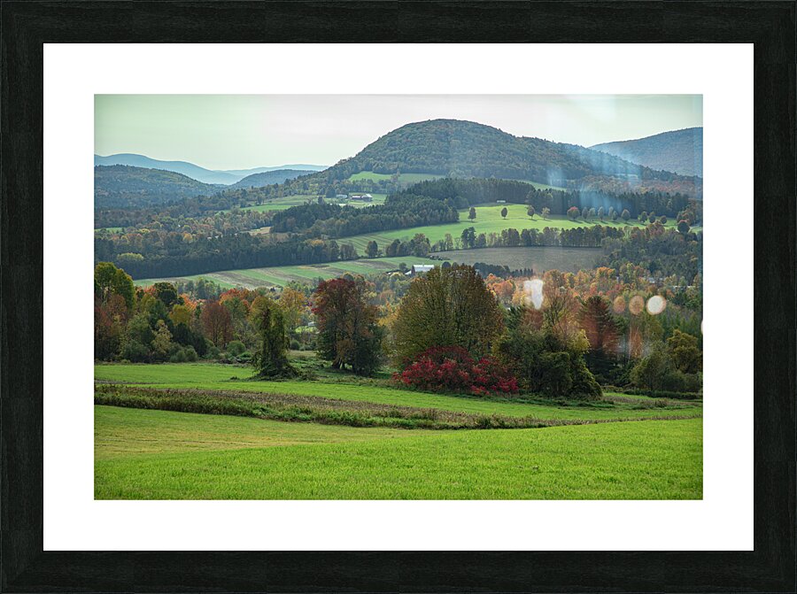 Autumn Rolling Hills of Peacham Picture Frame print