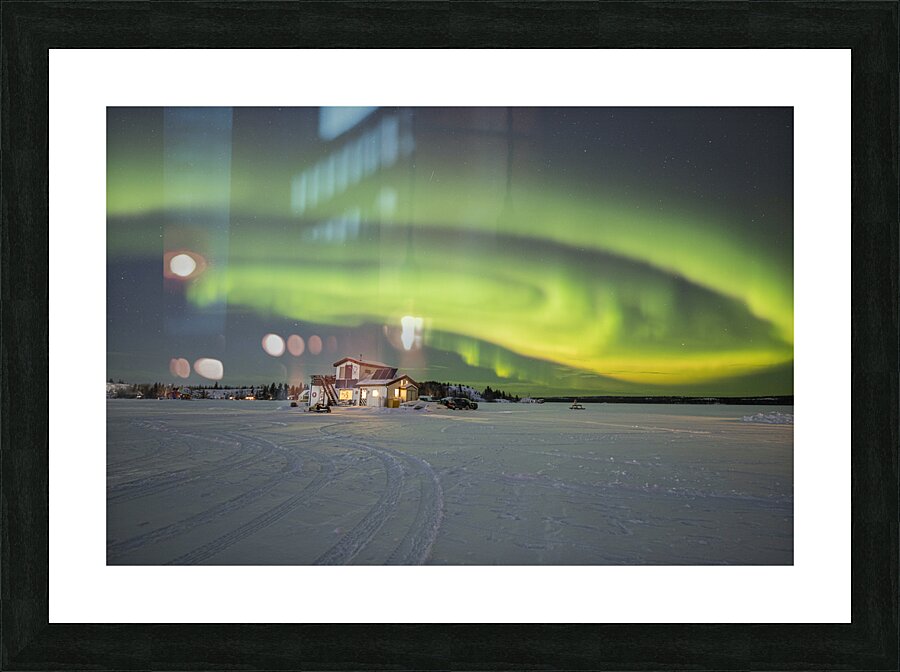 Aurora Portal Formation Picture Frame print