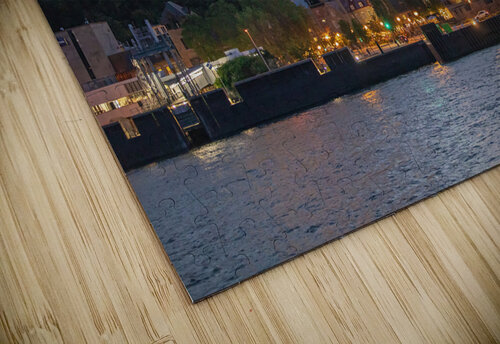 Magical Sunset glow of Quebec City Daniel Pekar Photography puzzle