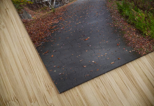 Flume Covered Bridge Autumn Magic Daniel Pekar Photography puzzle