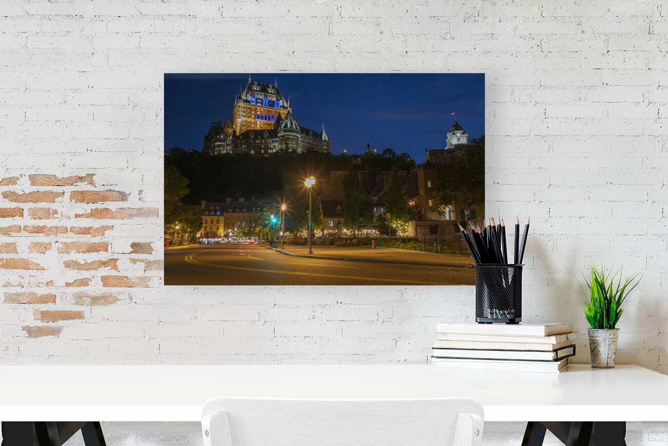 Chateau Frontenac Evening Glow Reproduction
