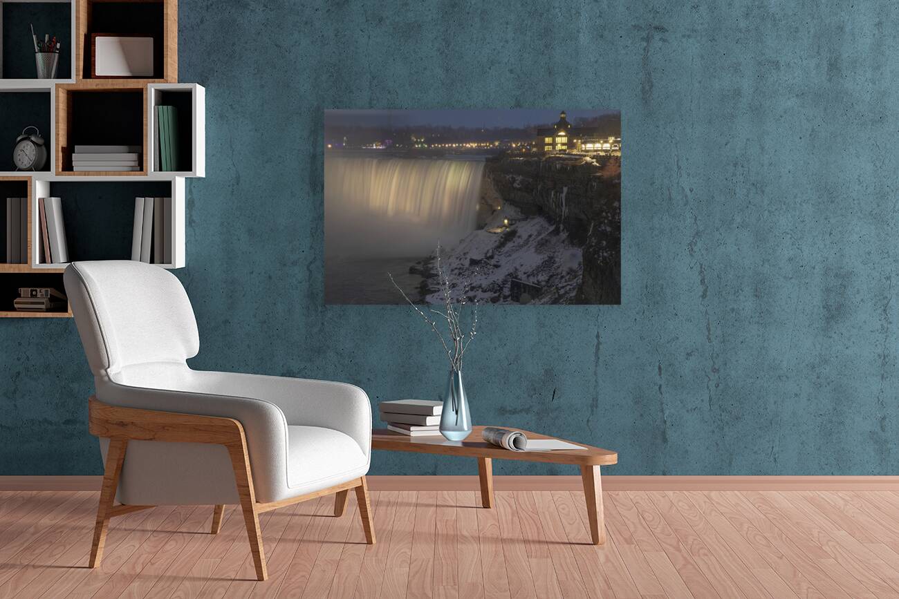 Niagara Horseshoe Falls Evening Glow Reproduction