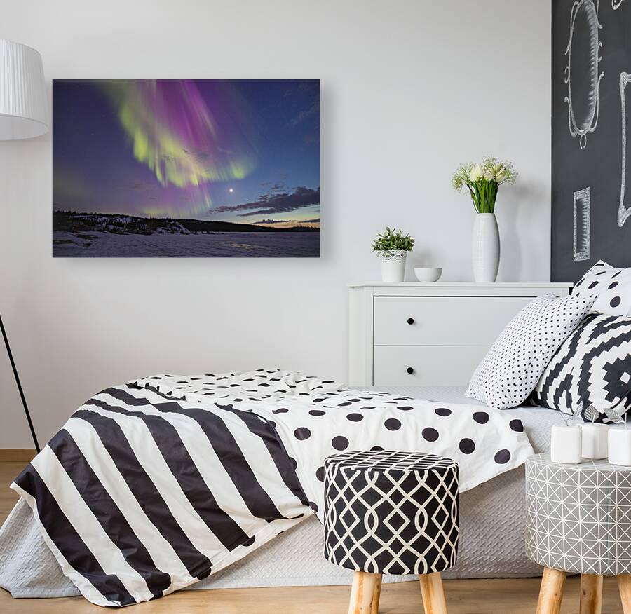 Prelude Lake Winter Aurora Reproduction