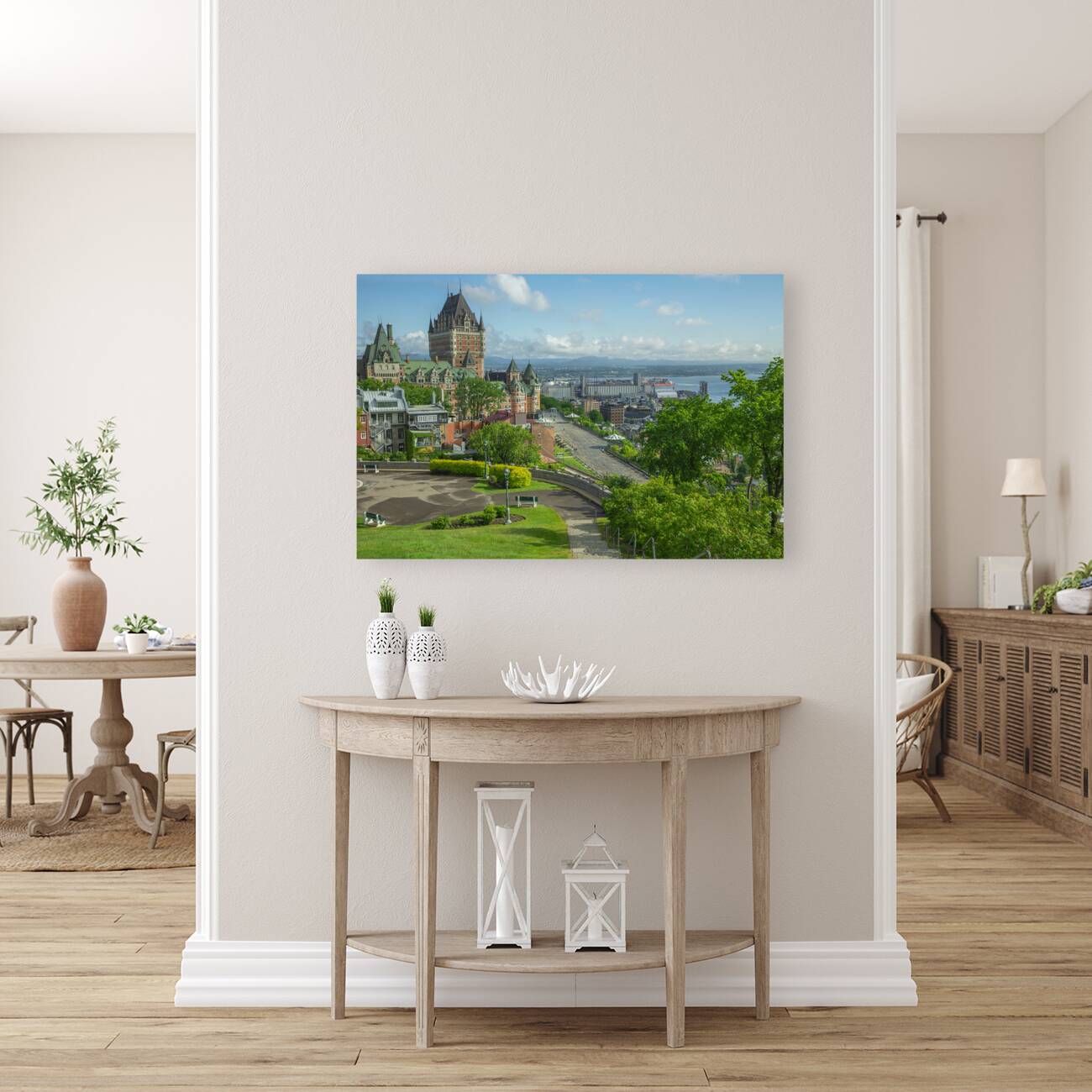 Quebec City Frontenac Lookout Reproduction