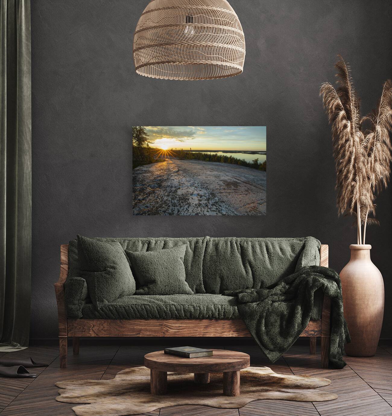 Sunburst above Prelude Lake Reproduction