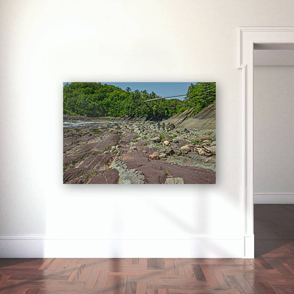 Chaudiere Falls Suspension Bridge Reproduction