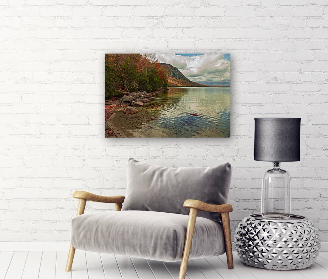 Lake Willoughby Autumn Magic Reproduction