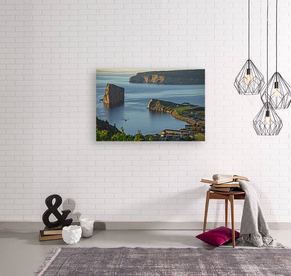 Sunrise overlook of Perce Rock Reproduction