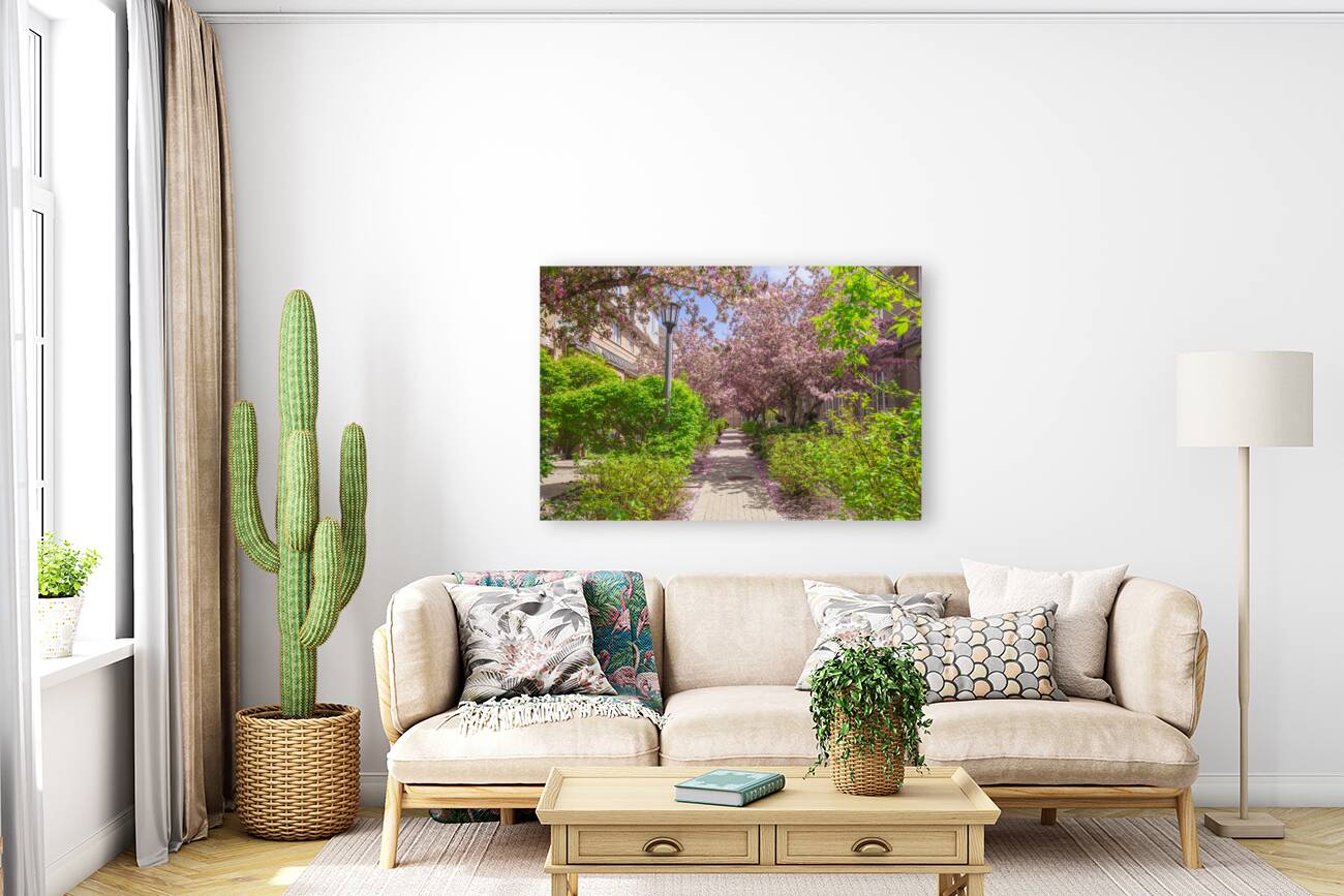 Dreamy Spring Path Reproduction