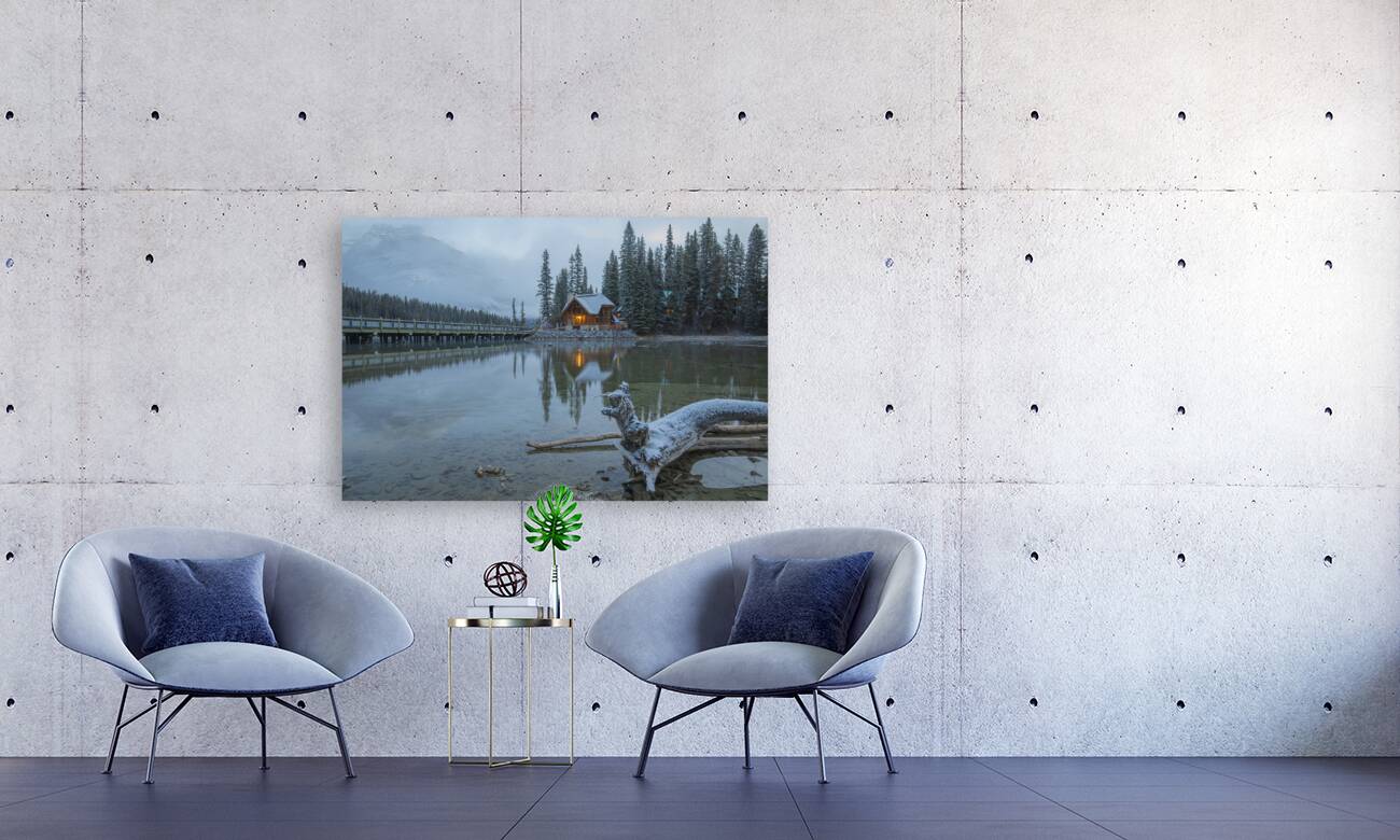 Foggy Mornings at Cilantro Resturant Reproduction