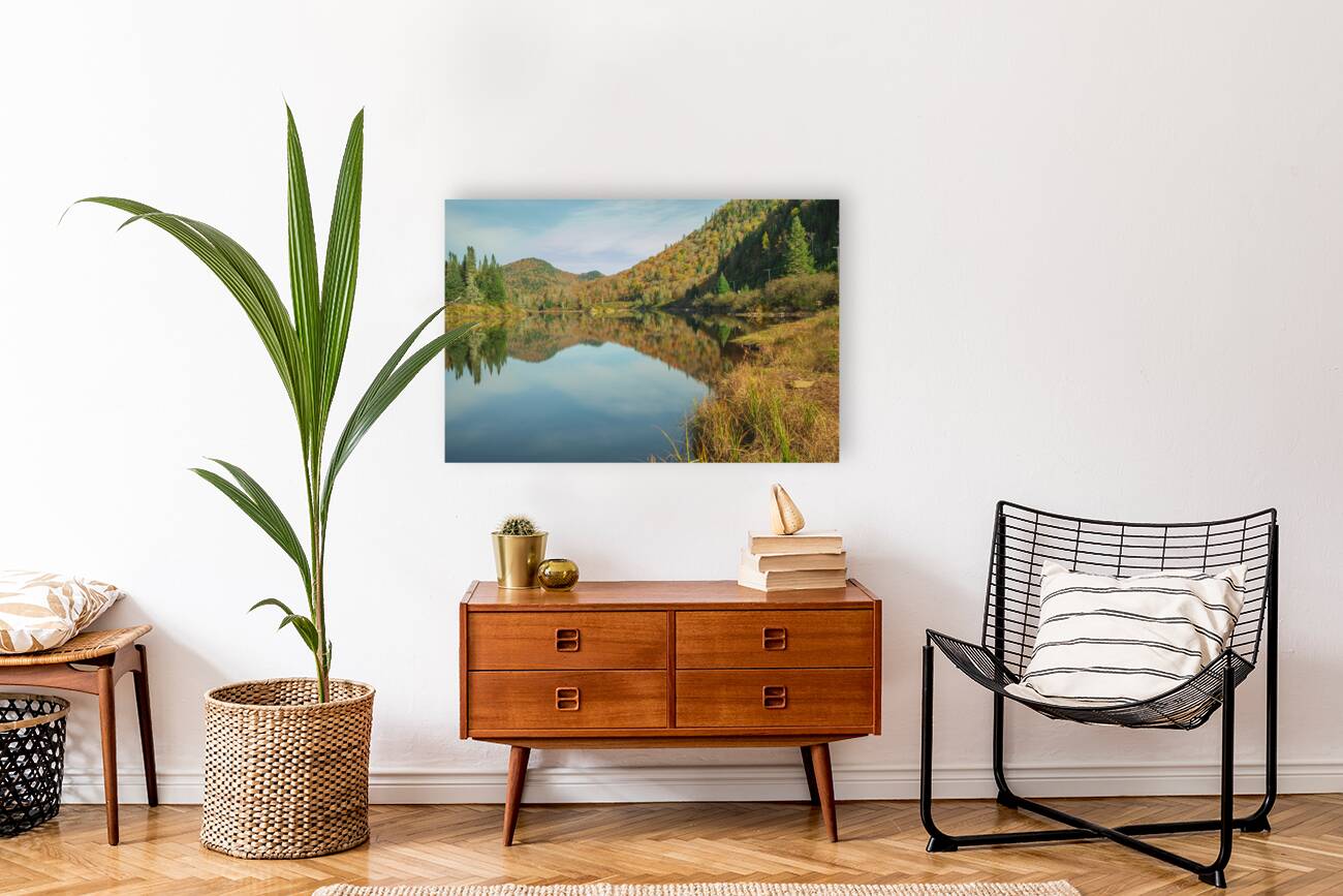 Jacques Cartier Fall reflections Reproduction