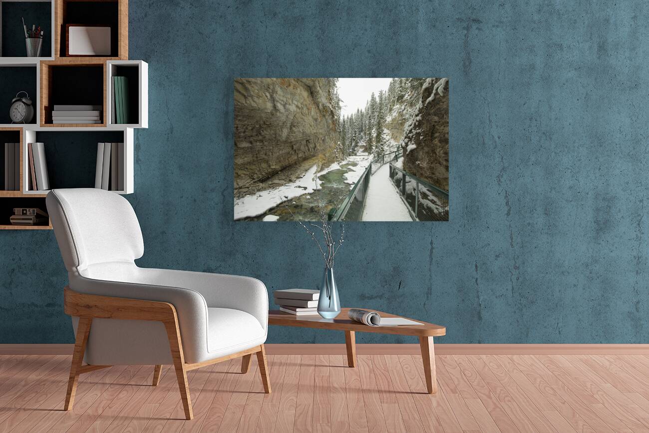 Johnston Canyon Winter Thaw Reproduction