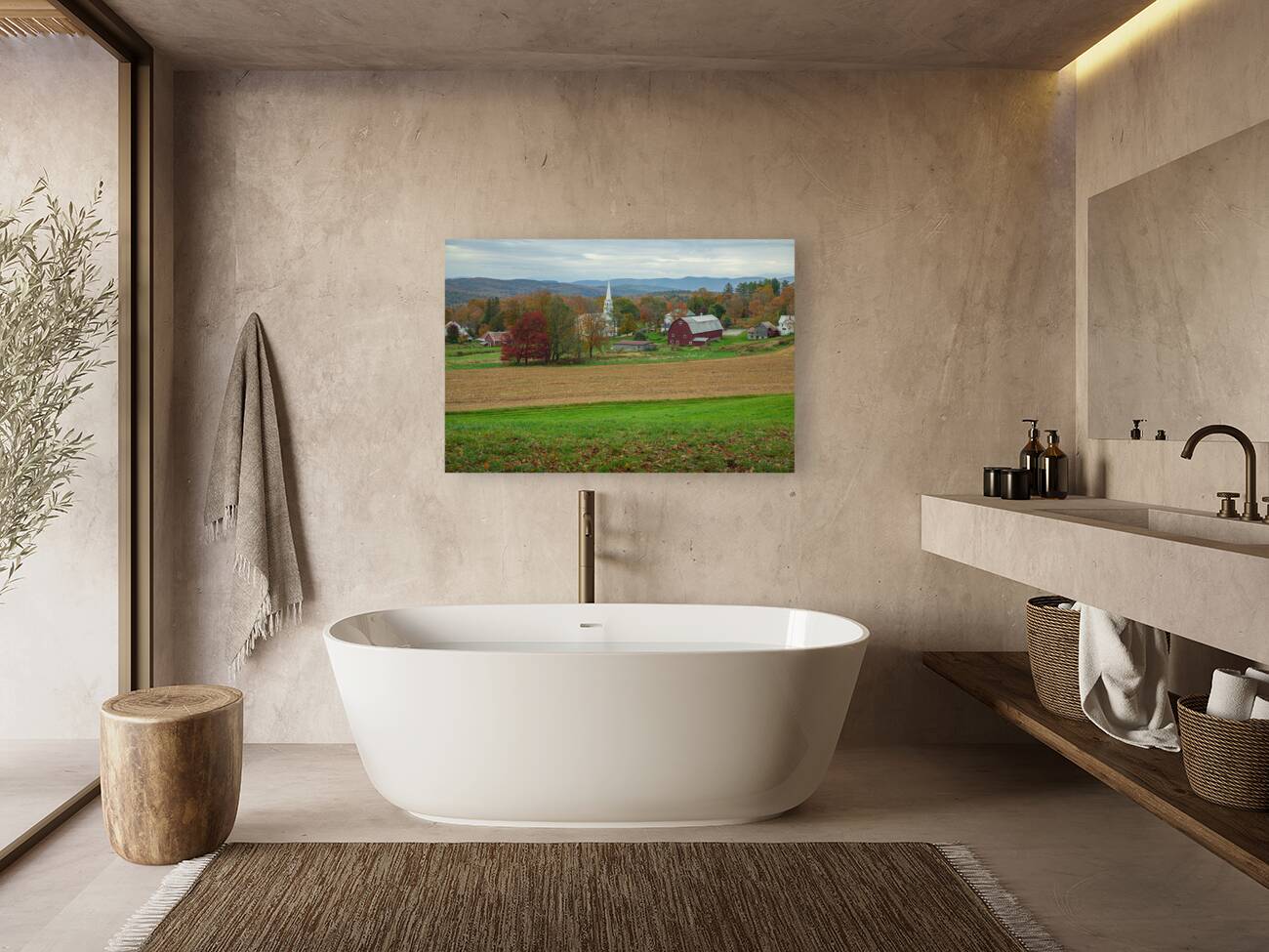 Peachham Autumn Farm Reproduction