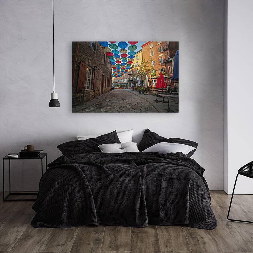 Quebec City Umbrella Vibes Reproduction