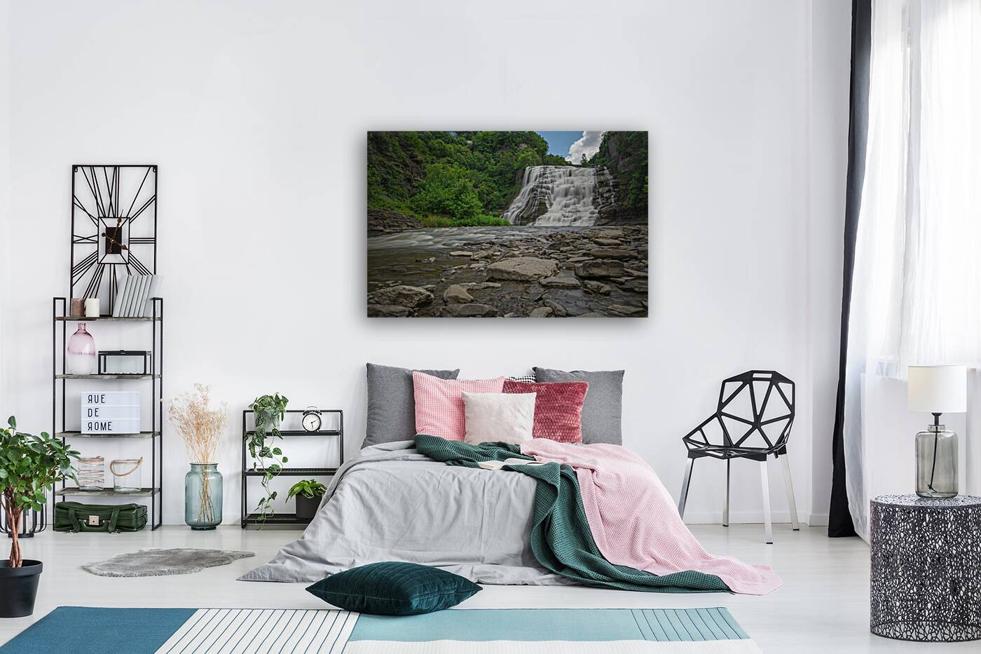 Summer at Ithaca Falls Reproduction