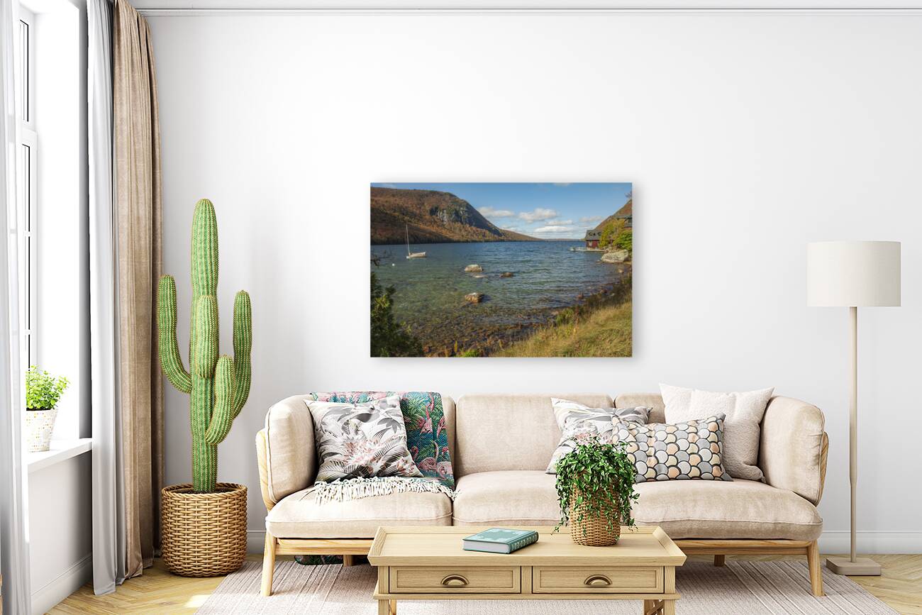 Autumn Galore at Lake Willoughby Reproduction