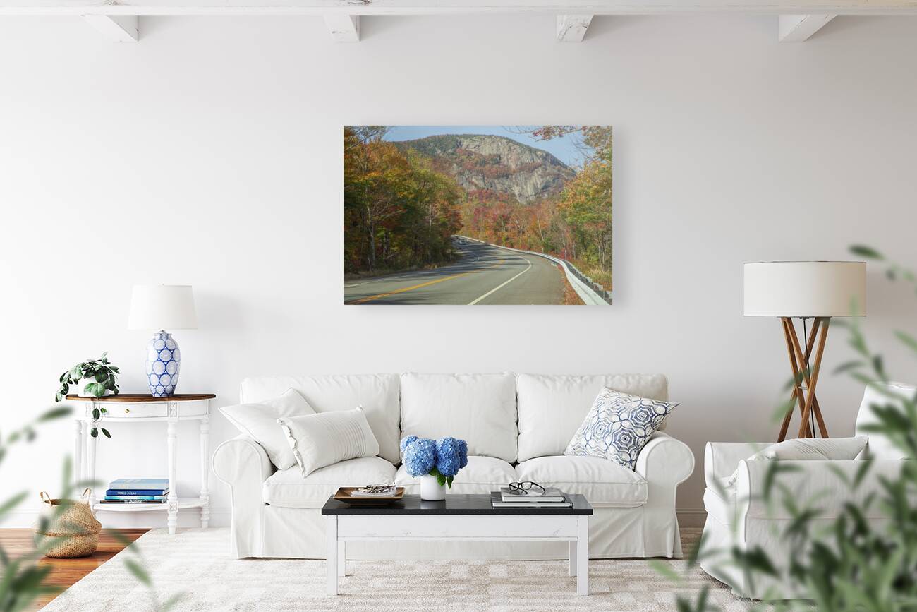 Crawford Notch Autumn Road Reproduction