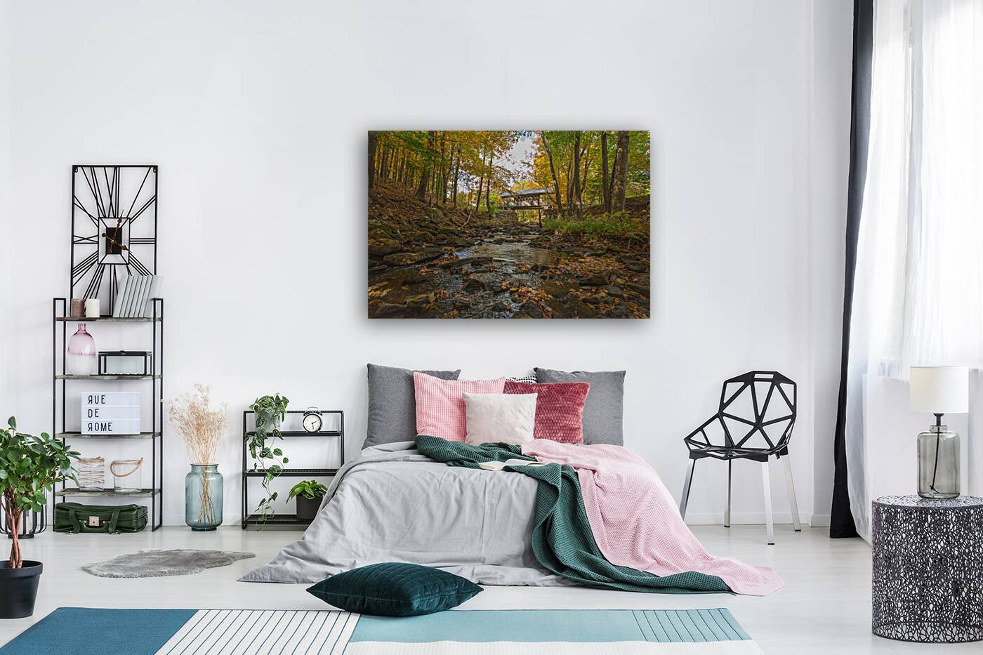 Autumn River Paradise Reproduction